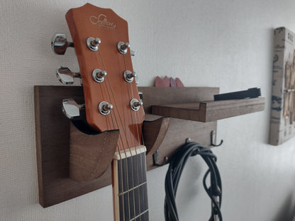 Soporte de Guitarra y Bajo para Pared – Ahorra Espacio y Decora con Estilo